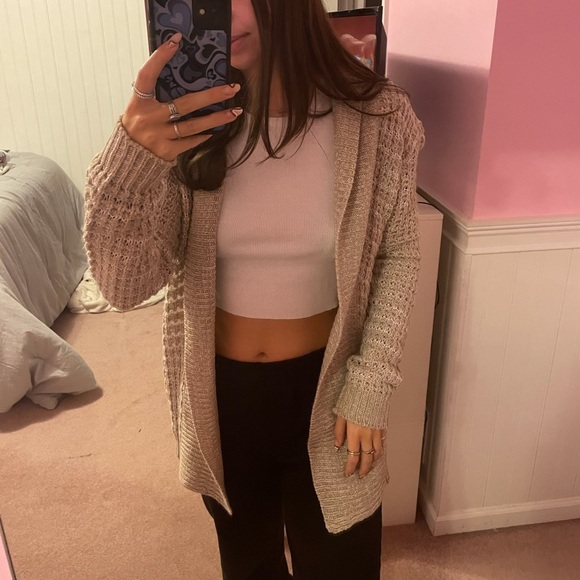 Nordstrom white and cream mixed cardigan - Picture 2 of 3